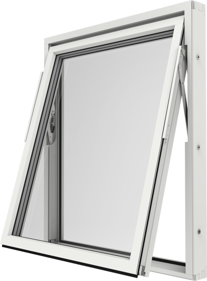 Original Alu 100, Vridfönster utsida öppen